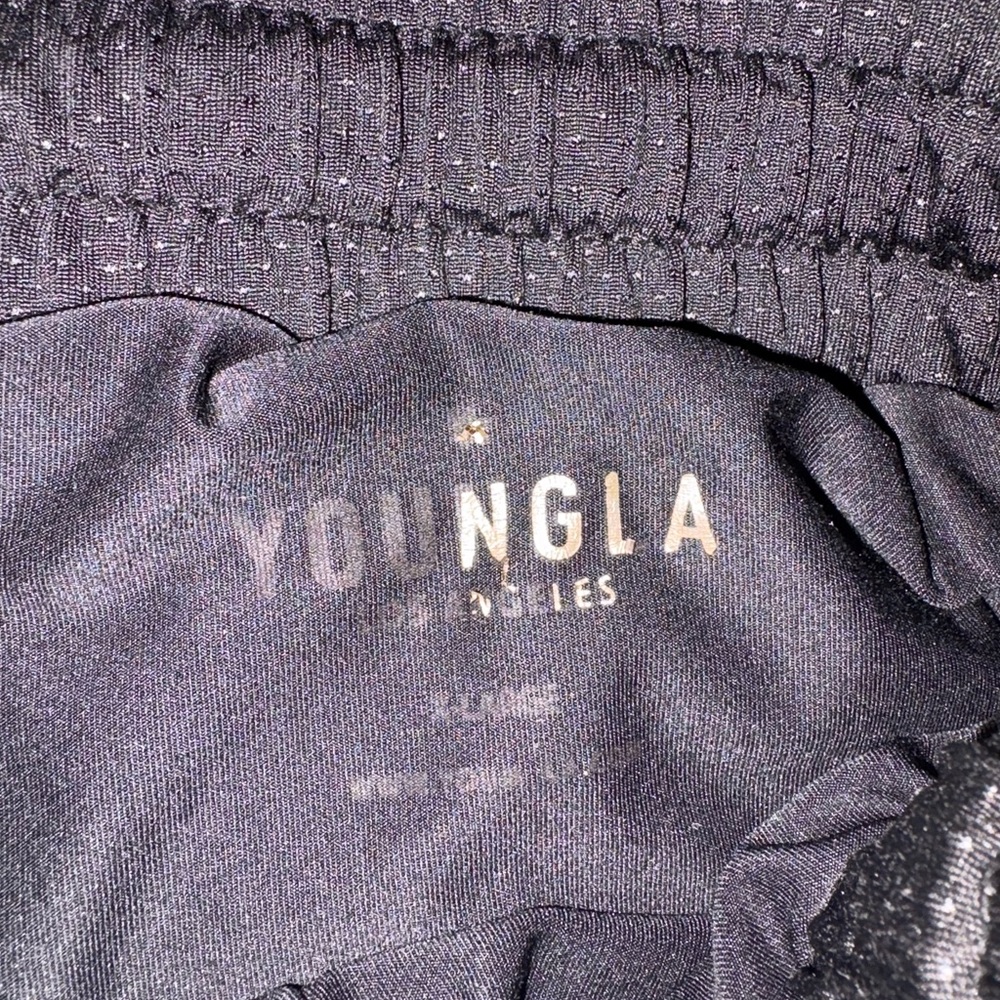 YoungLA Charcoal Athletic Shorts - Picture 2 of 2